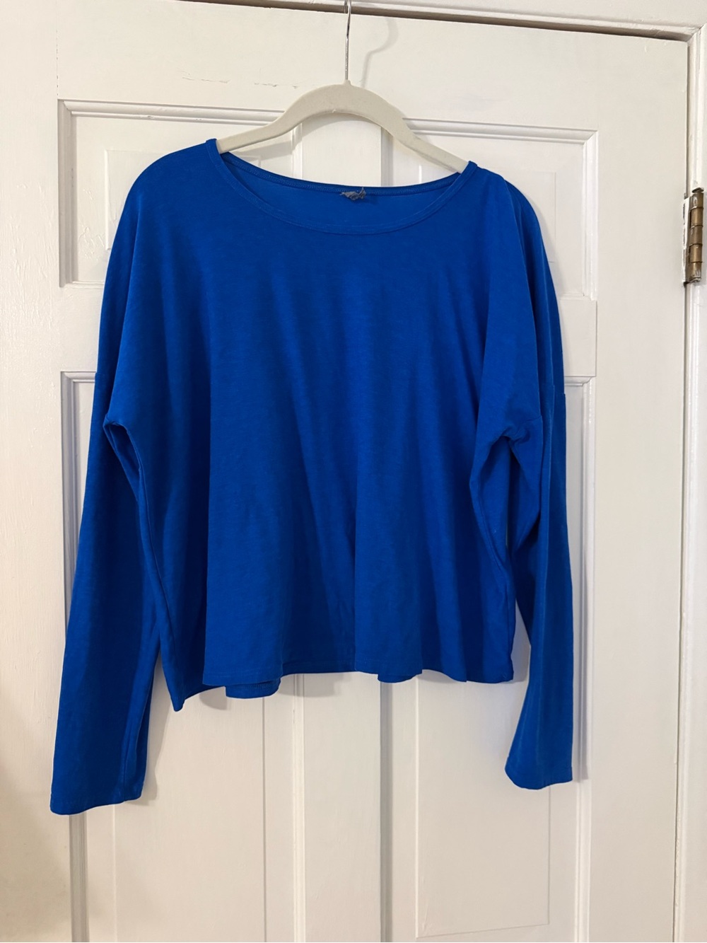 Beyond Yoga Royal Blue Long-Sleeve Top